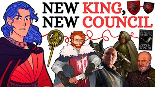 King Aegon's Small Council in The Winds of Winter