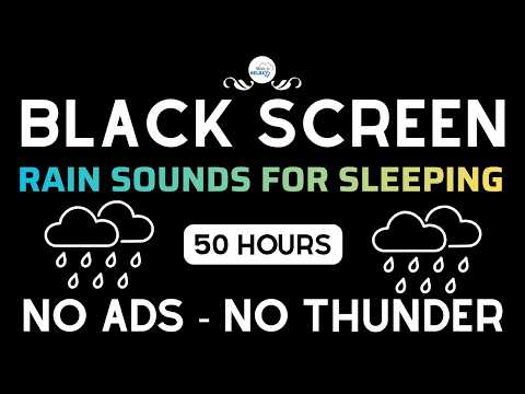 No Ads Rain Sounds for Sleeping - ASMR Rain Sounds No Thunder For Sleeping, Relaxing,Studying