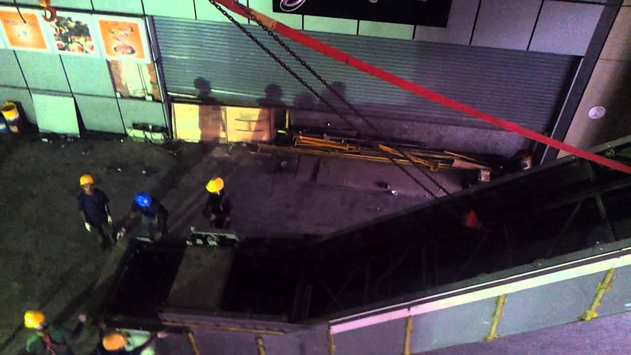 Escalator 09 10 Dismantling video