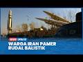 Warga Iran Pamer Rudal Balistik Jelang Gencatan Senjata Berakhir, Dukung Pemerintah