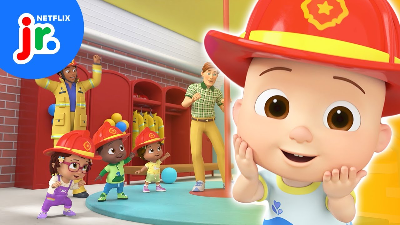 JJ's Firetruck Birthday PARTY! 🚒 🎉 CoComelon Lane | Netflix Jr