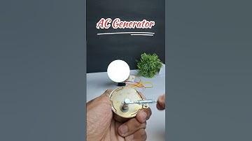 💀AC Generator with Cooler Motor|| How to make Generator with Synchronous Motor#diy#shorts