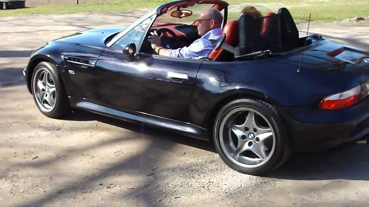 BMW Z3M revving and wheelspin.