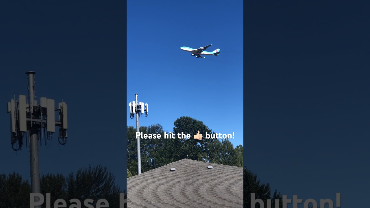 SeaTac Runway 34R: Departure of Korean Air Cargo Flight 8260 to Seoul