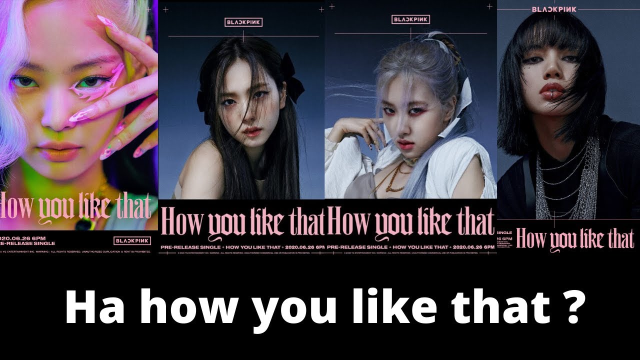 Blackpink ''How you like that'' English Lyrics - YouTube