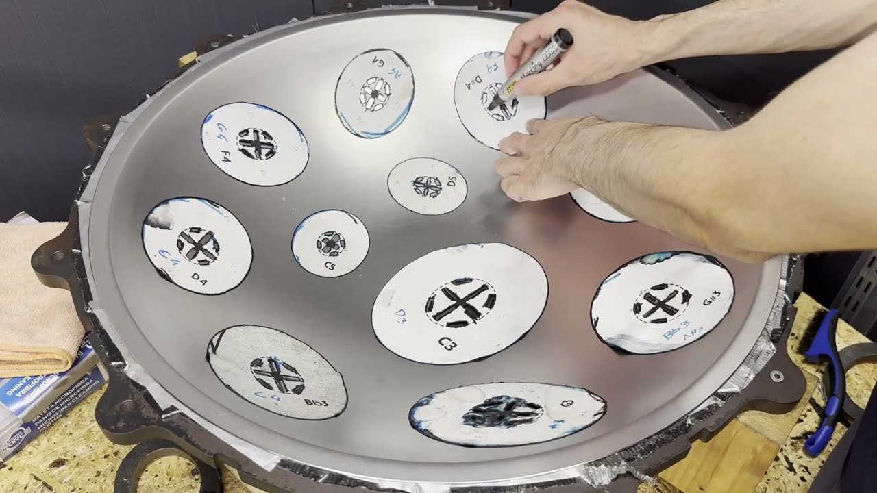 Making a D Kurd 13 Handpan | From Steel to Sound