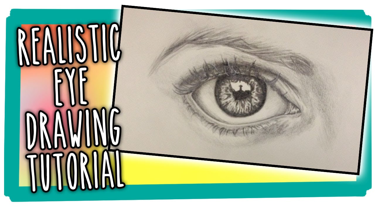 Realistic Eye Drawing Tutorial [FINALLY] - YouTube