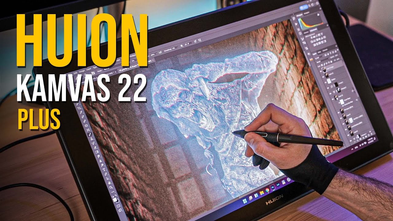 Huion kambas 22 plus/液晶タブレット/液タブ/ディスプレイ/ - usbcell