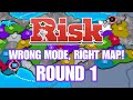 A Classic RISK Tournament Map... With The 'Wrong' Settings - Round 1