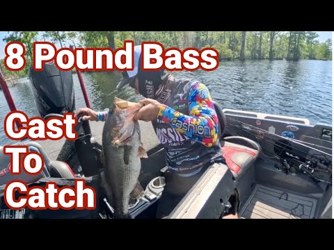 8 Pound Bass - Cast to Catch in the Pasquotank River BASS Elite