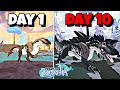 I survived 10 days as a hybrid trex in creatures of sonaria