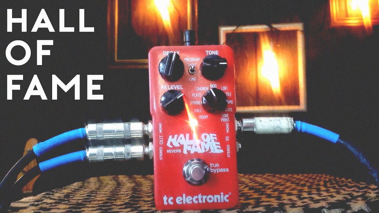 ギター tc electronic HOF REVERB TC Electronic Hall of Fame 2 Reverb Guitar Effects Pedal
