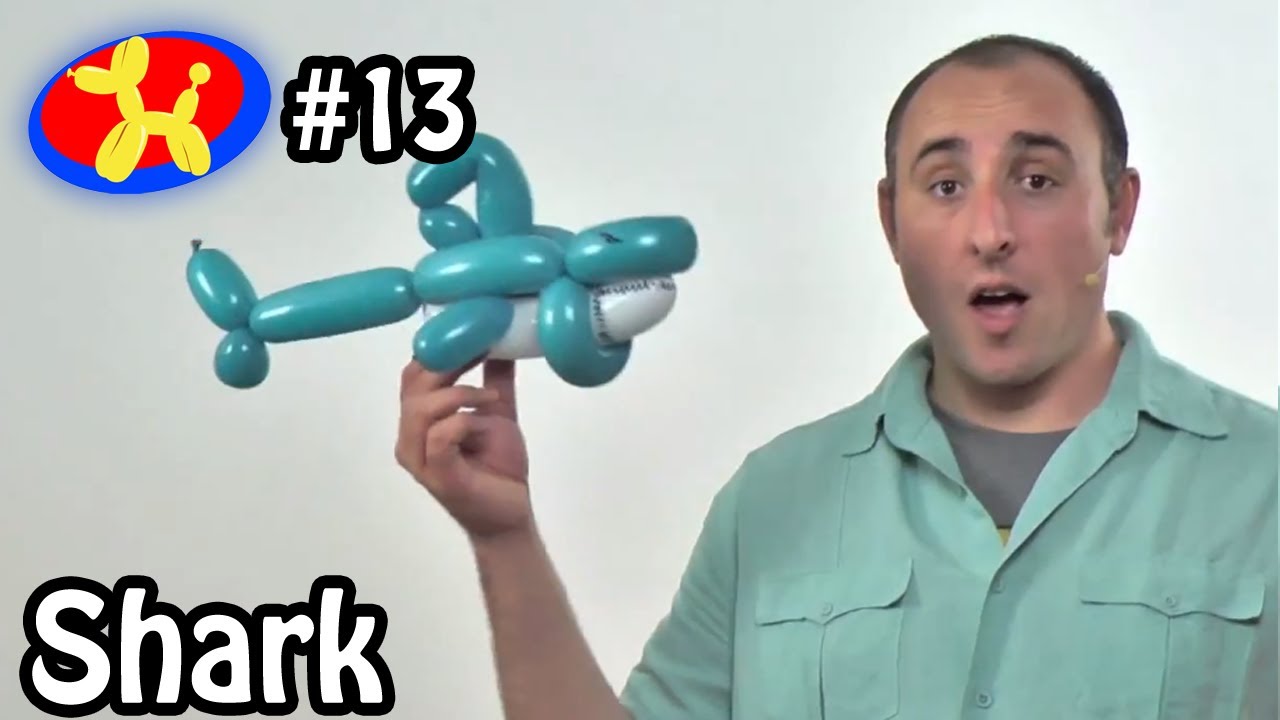 Three Balloon Shark - Balloon Animal Lessons #13