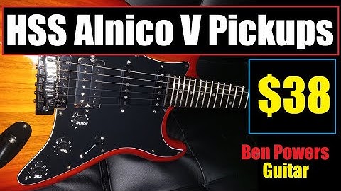 $38 HSS Alnico V Pickups Loaded Pickguard From Musiclily // Upgrading A Glarry ST Guitar