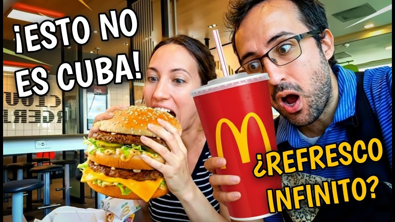 CUBANA prueba McDONALD'S por PRIMERA VEZ tras 30 AÑOS 🍔🇨🇷