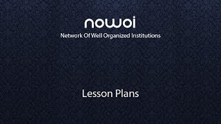 NOWOI - Lesson Plans