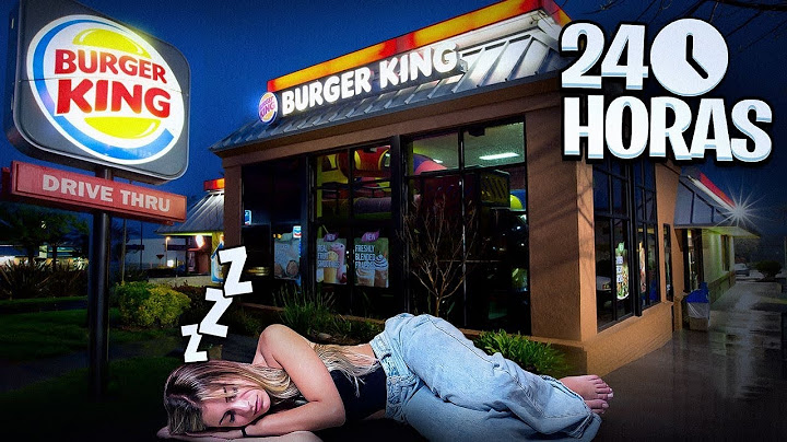 PASSEI A NOITE EM UM FAST FOOD SEM NINGUÉM PERCEBER !!