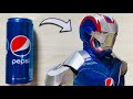 Iron Patriot Helmet using Soda Can