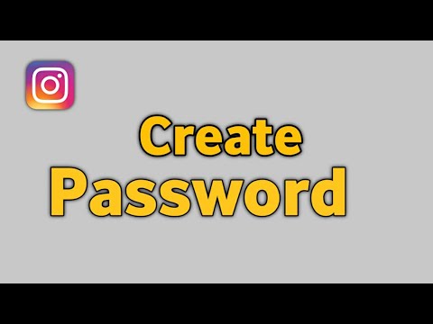 How to create instagram account password if directly login with facebook || Instagram Password