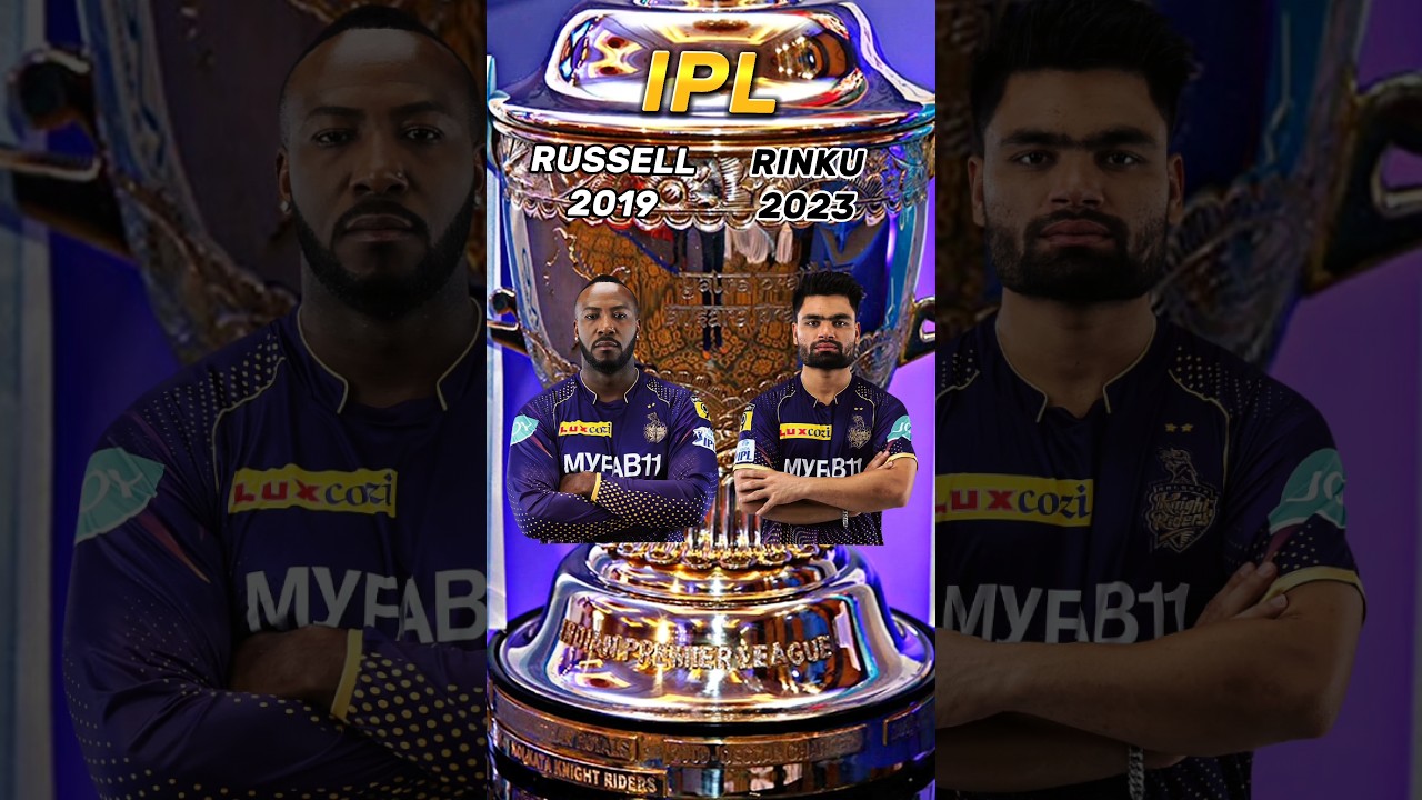 Russell 2019 vs Rinku 2023 in IPL  shorts