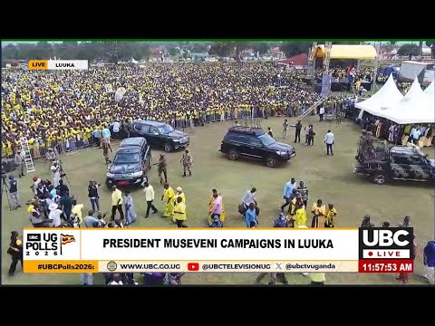 UBC LIVE I PRESIDENT MUSEVENI CAMPAIGNS IN LUUKA I NOVEMBER 20 2025
