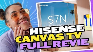 Hisense Canvas TV Full Review! Is it better than the Frame TV?