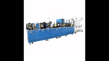 English introduction automatic high speed kn95 mask machine 100-130pcs/min #n95 mask machine