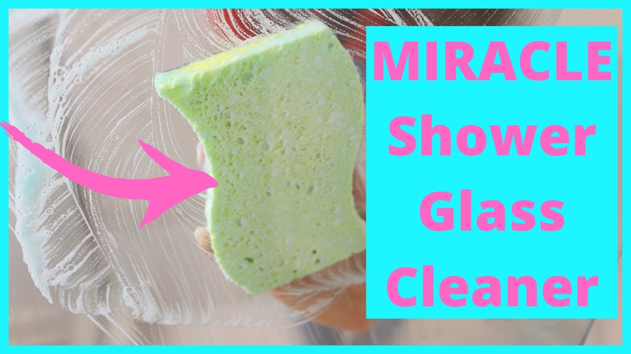 Miracle Shower Cleaner Recipe  Clean Soap Scum off Shower Glass