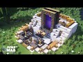 Minecraft : Underground House Tutorial ｜How to Build a Underground base in Minecraft #177