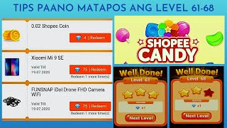 TIPS PAANO MATAPOS ANG LEVEL 61 TO LEVEL 68 SA SHOPEE CANDY | TUTORIAL CLEO