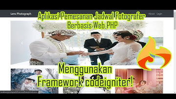 Aplikasi Pemesanan Jadwal Fotografer Berbasis Web PHP