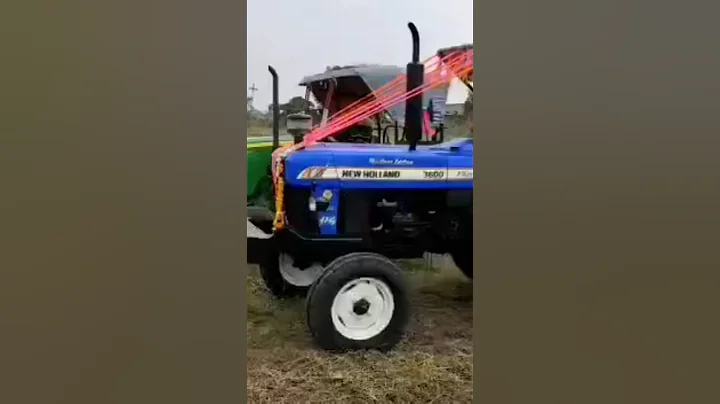 3600 New Holland Vs 5045d John Deere #TractorCompetition #Tractor #Rotavator #Short #Shorts