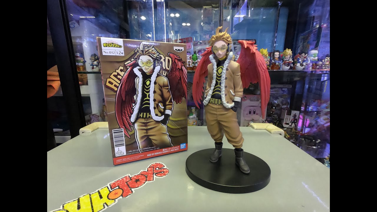 Unboxing Review My Hero Academia Age Of Heroes Hawks 4 Youtube