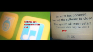 Nintendo 3DS homebrew error