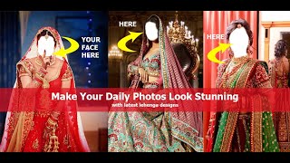 Wedding Lehenga Dress Photo Frames screenshot 1