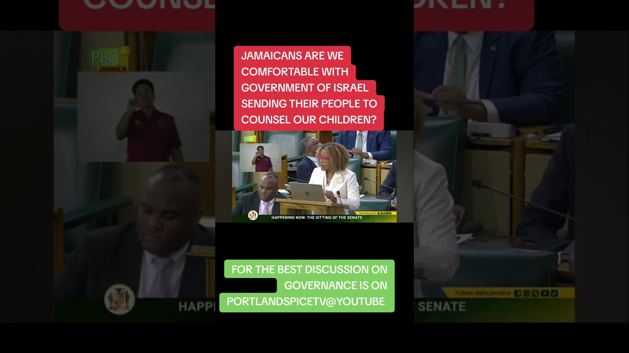 Жители Ямайки, нас устраивает, что правительство Израиля направляет людей для консультирования на...