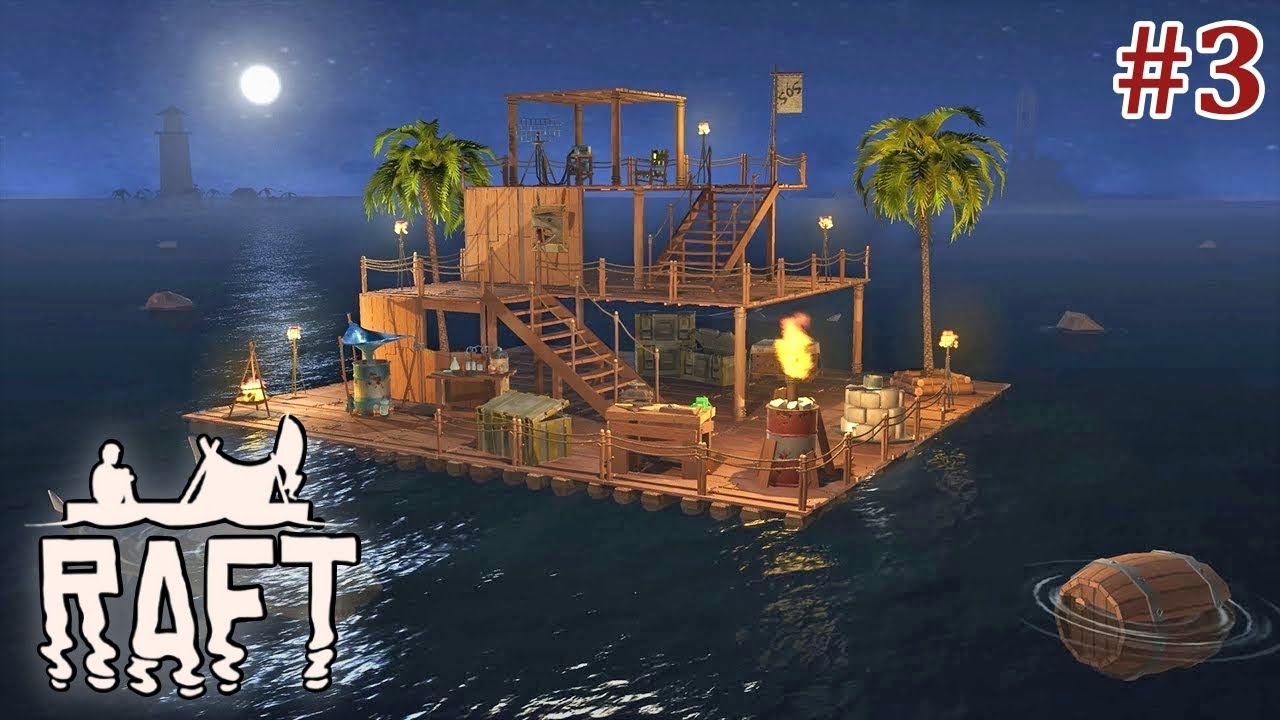 LIVE | Raft EP3 – Net Launcher, Oxygen Gear, Animal Hunt & Raft Expansion! 🦙🔧 | Game ON
