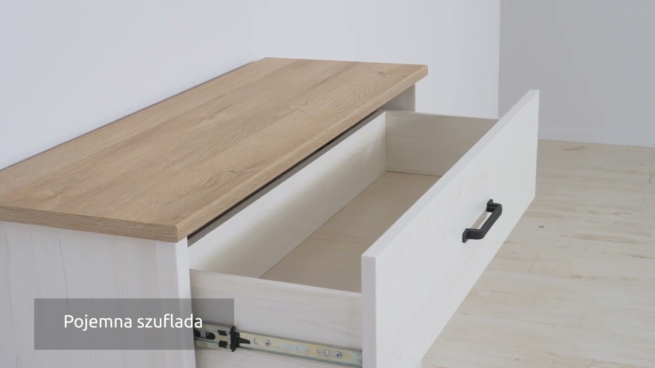 Loksa Комод S455-KOM2D1S-APW ШКАФ39