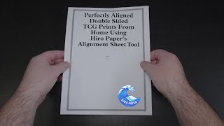 Perfect back and front alignment for your TCGs - Printer Alignment Sheet Tool