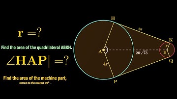 Find the radius, area and the angle |Trigonometry  | Leaving Cert Maths |
