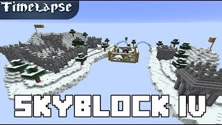 Minecraft Timelapse: Skyblock IV: Epic Snow kingdom [2019] [Survival]