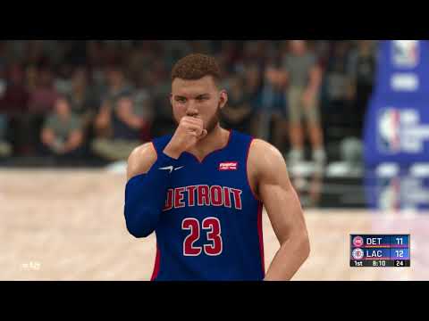 NBA 2K20 Detroit Pistons Vs Los Angeles Clippers