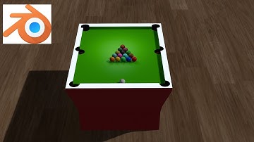 How to Make a Pool Table Simulation Using Physics in Blender | Beginner 3D Modeling Tutorial