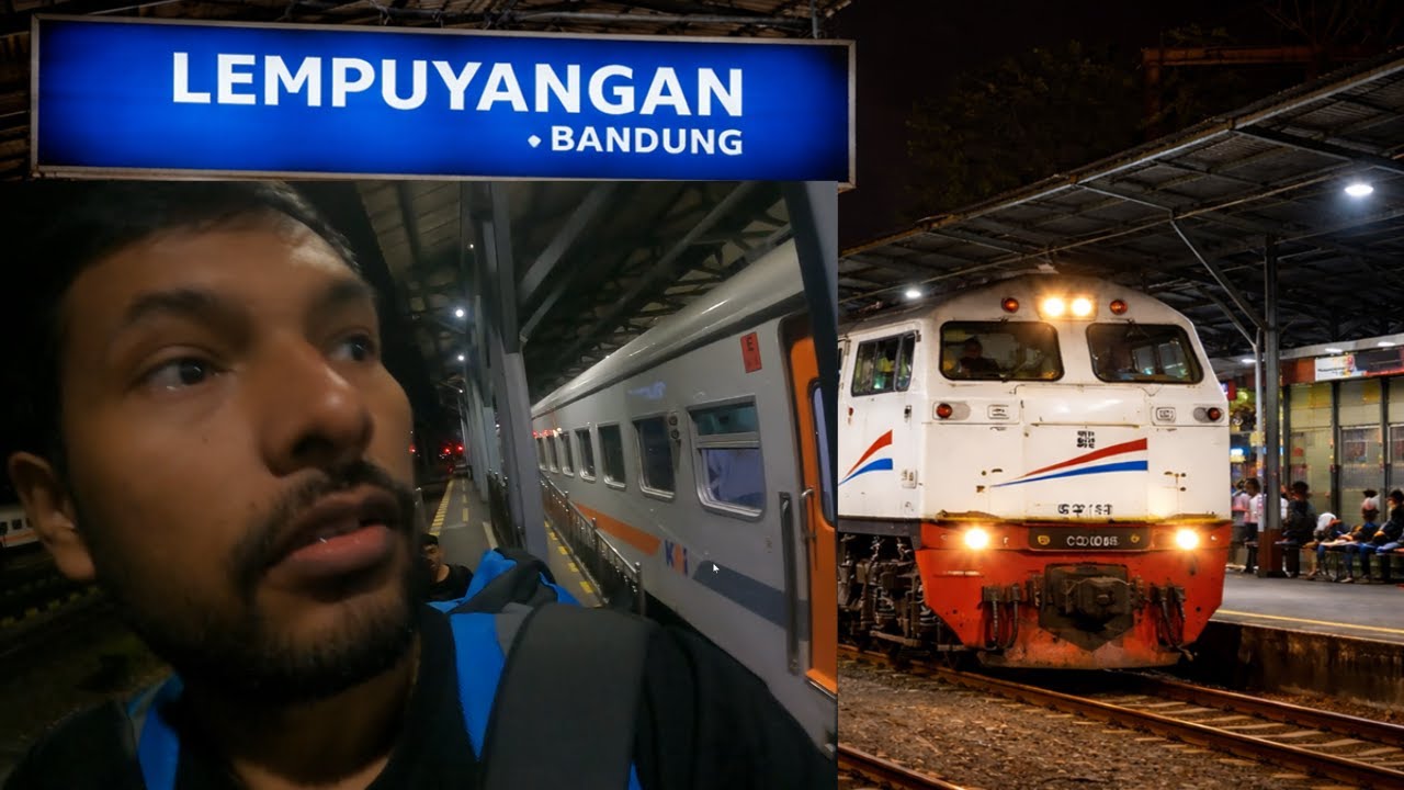 Indonesia Local Train Surprised Me! 🇮🇩🚆 | Indian In Indonesia| @satisfiedTraveler