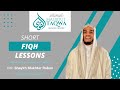 Masjidut taqwa islamic centre  short fiqh lessons with shaykh mukhtar raban 20230220