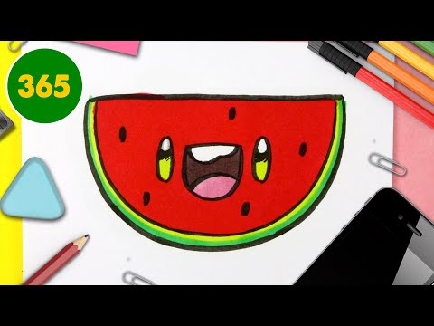Video: Hur Man Ritar En Vattenmelon