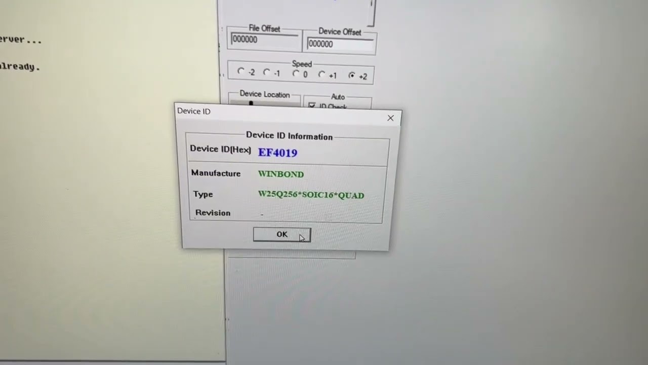 GQ 4x4 programmer W25Q256  W25Q128
