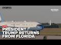 Trump arrives in JBA