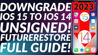 How to Downgrade iOS 15 to 14 unsigned | FutureRestore iOS 15 to iOS 14 unsigned iOS versions 2022