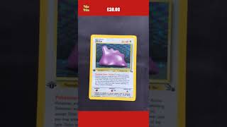 Pokemon Cards: Fossil 1st Edition Rare Holo: Ditto 3/62
